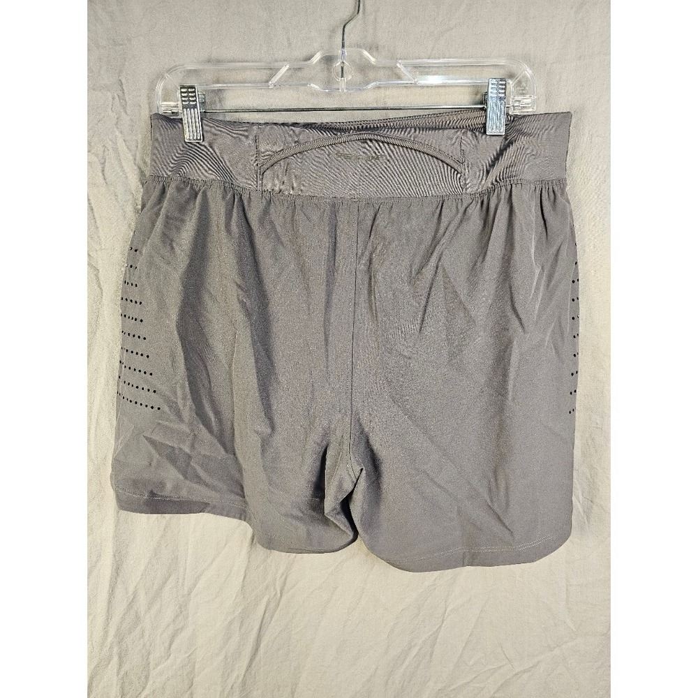 Under Armour Womens Speedpocket Running Shorts Gray 1383266 Athletic Size L